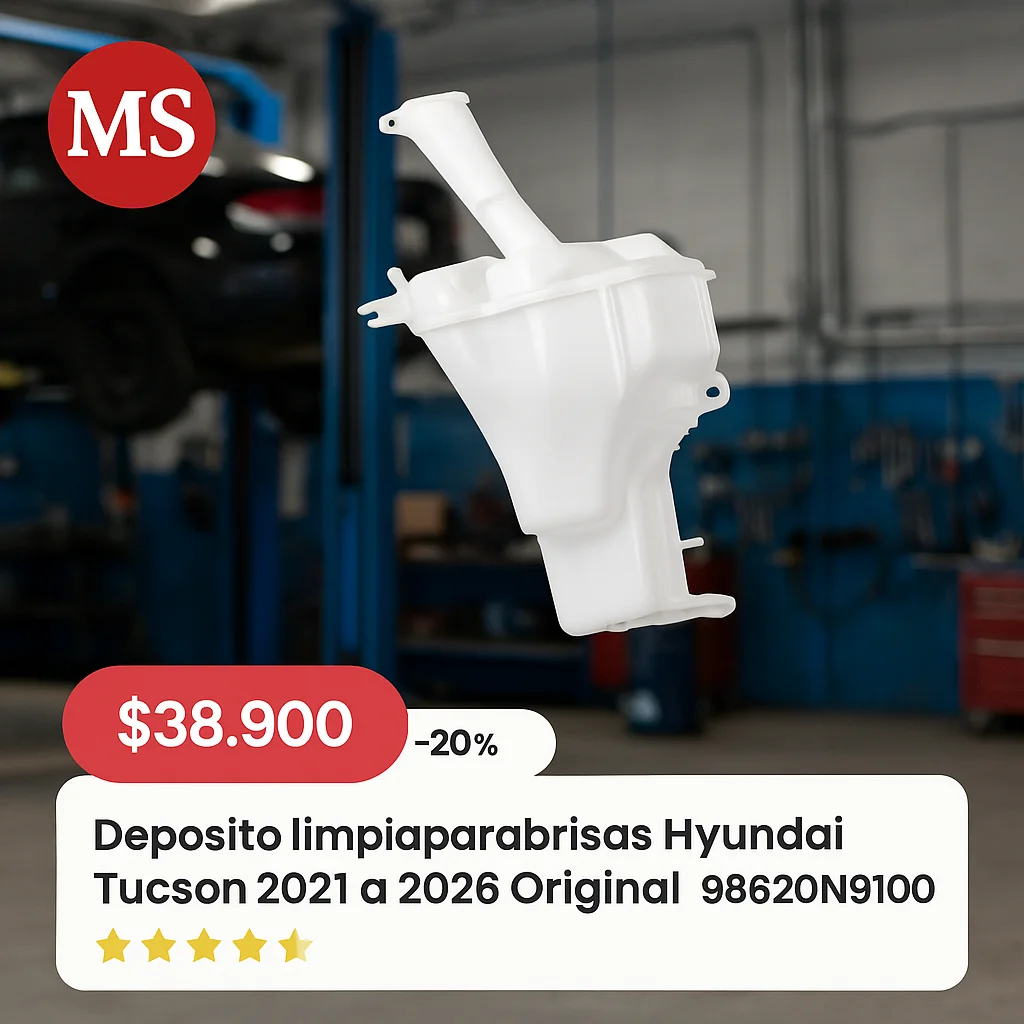 Deposito limpiaparabrisa Hyundai Tucson 2021 a 2026 Original 98620N9100 3