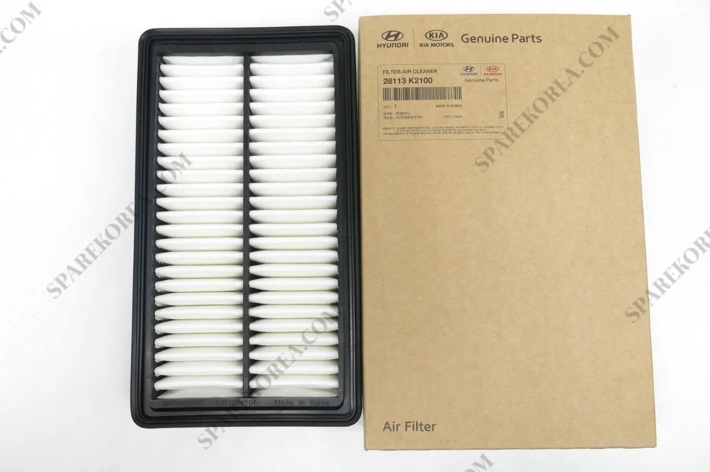 Filtro Aire Original Hyundai Venue 19->(O) 28113K2100 3