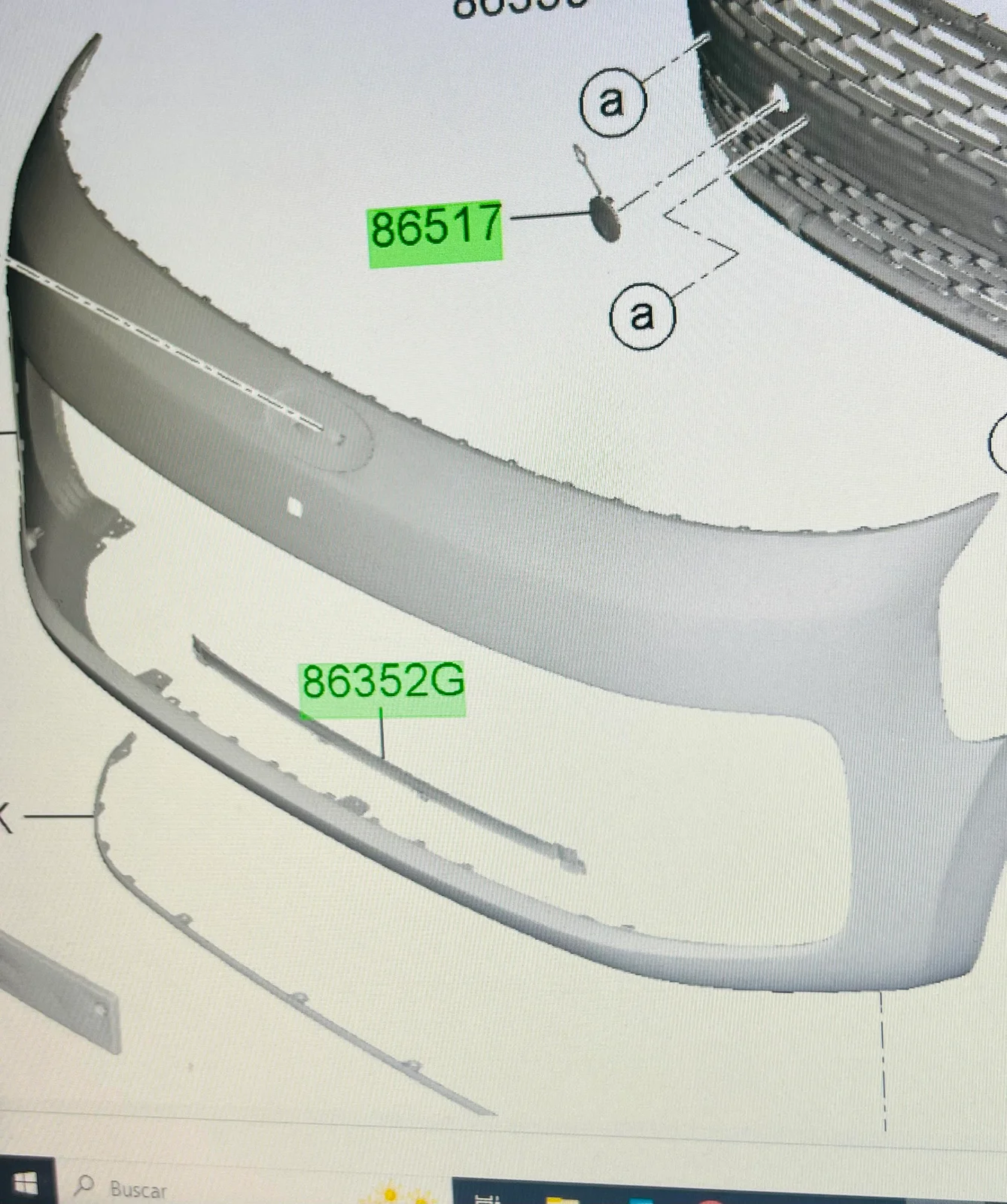 Parachoque Delantero Hyundai Staria 2019 a 2026 Original 86560Cg000 3