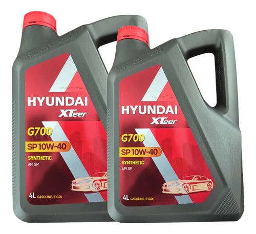 Aceite Motor Hyundai Xteer G700 10W40 Semisintético 4 Litros 2