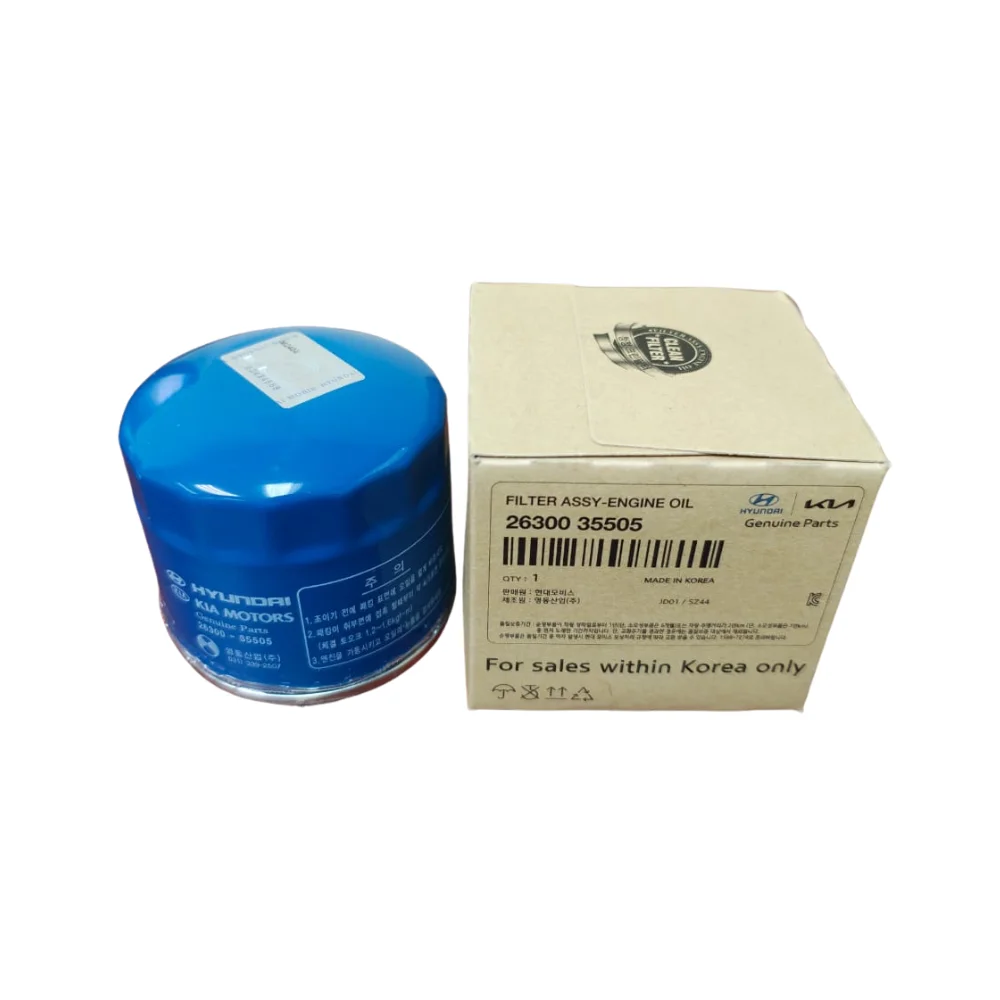 Filtro Aceite Bencina Hyundai Accent Elantra Rio Original 2630035505