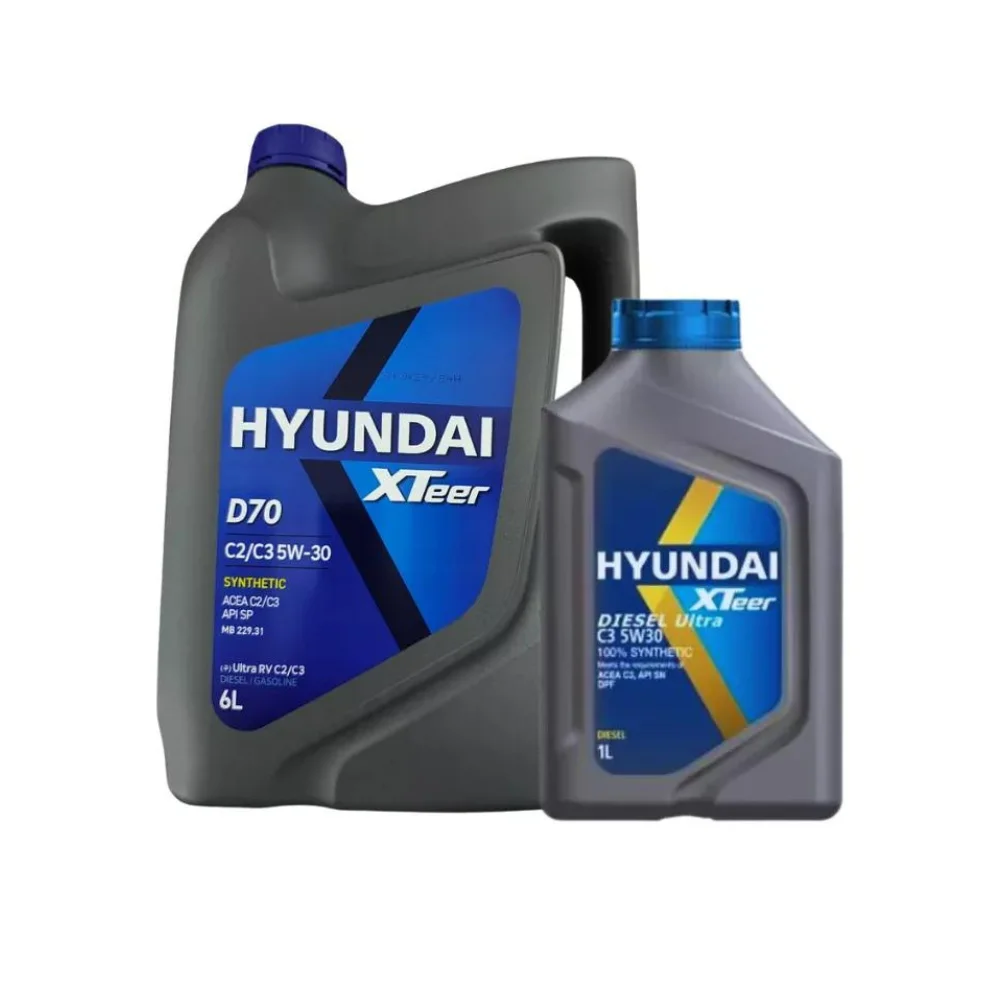 Aceite Hyundai Xteer Sintético 5W30 7 Litros Original Diesel o Gasolina con DPF