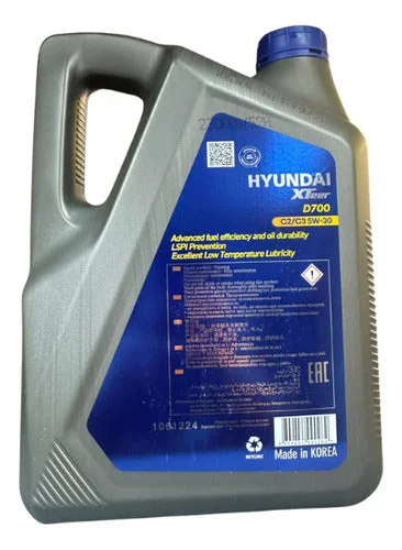 Aceite Motor Hyundai 5W30 Diesel 6 Litros Xteer motores con Dpf 4