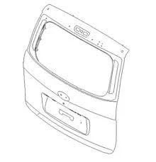 Portalon Hyundai Staria 2019 a 2025 Original 72800CG010